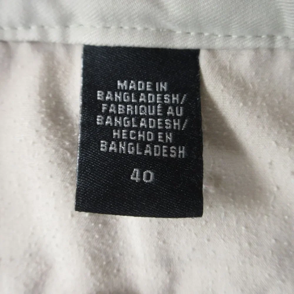 IZOD Shorts Mens 40 Beige Golf Classix Chino 40x9*